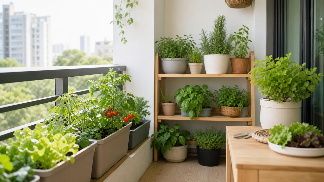Additional balcony growing reference for Everyday Cooking Herbs and Side Vegetables for a Balcony