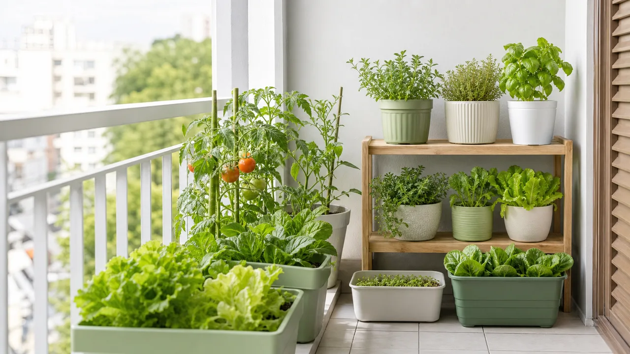 Additional balcony growing reference for Family Balcony Vegetable Corner Sample Plan