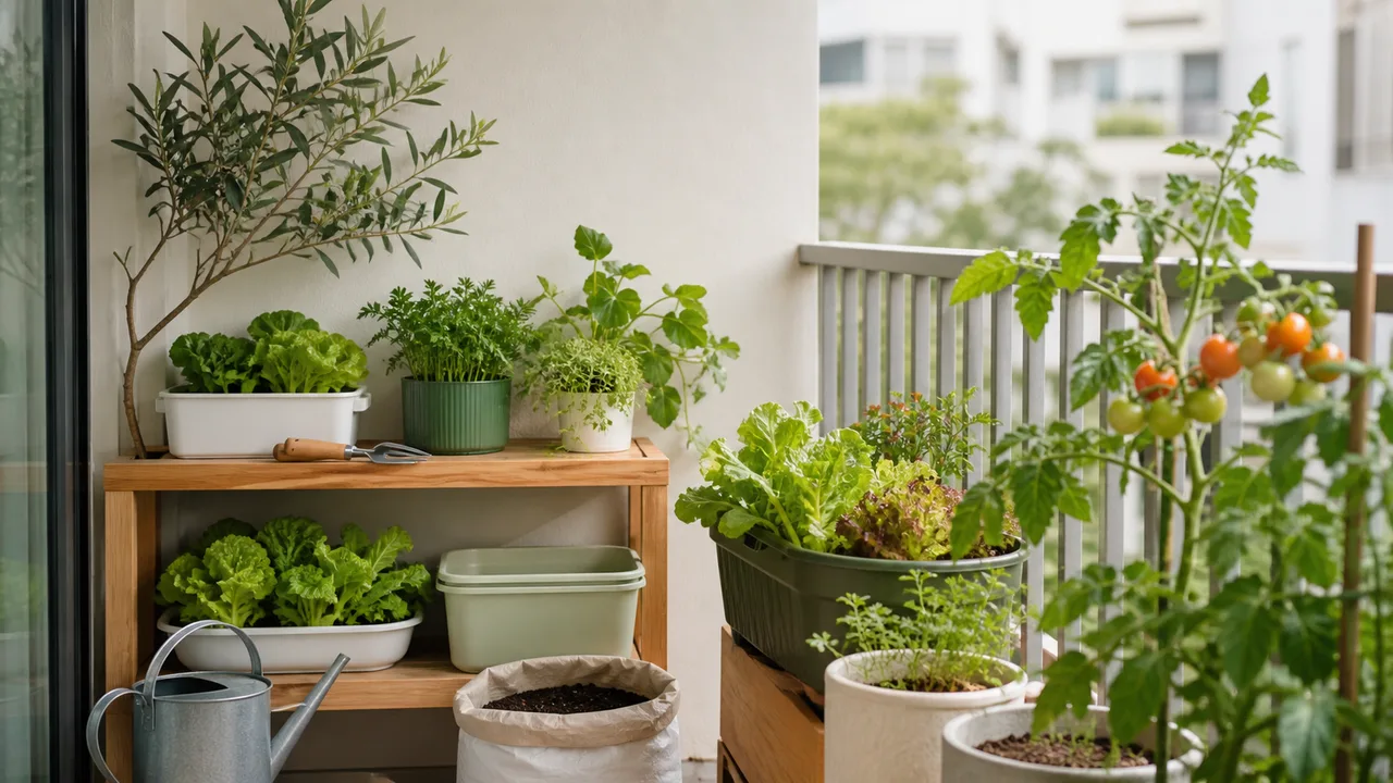 Additional balcony growing reference for Simple Home Soil and Fertilizer Mix for Balcony Vegetables