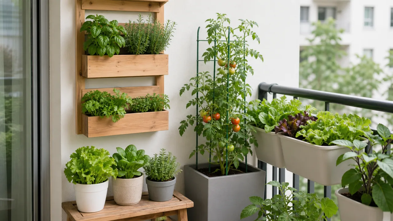 Additional balcony growing reference for Small-Space Herb and Salad Vertical Growing Planning Guide